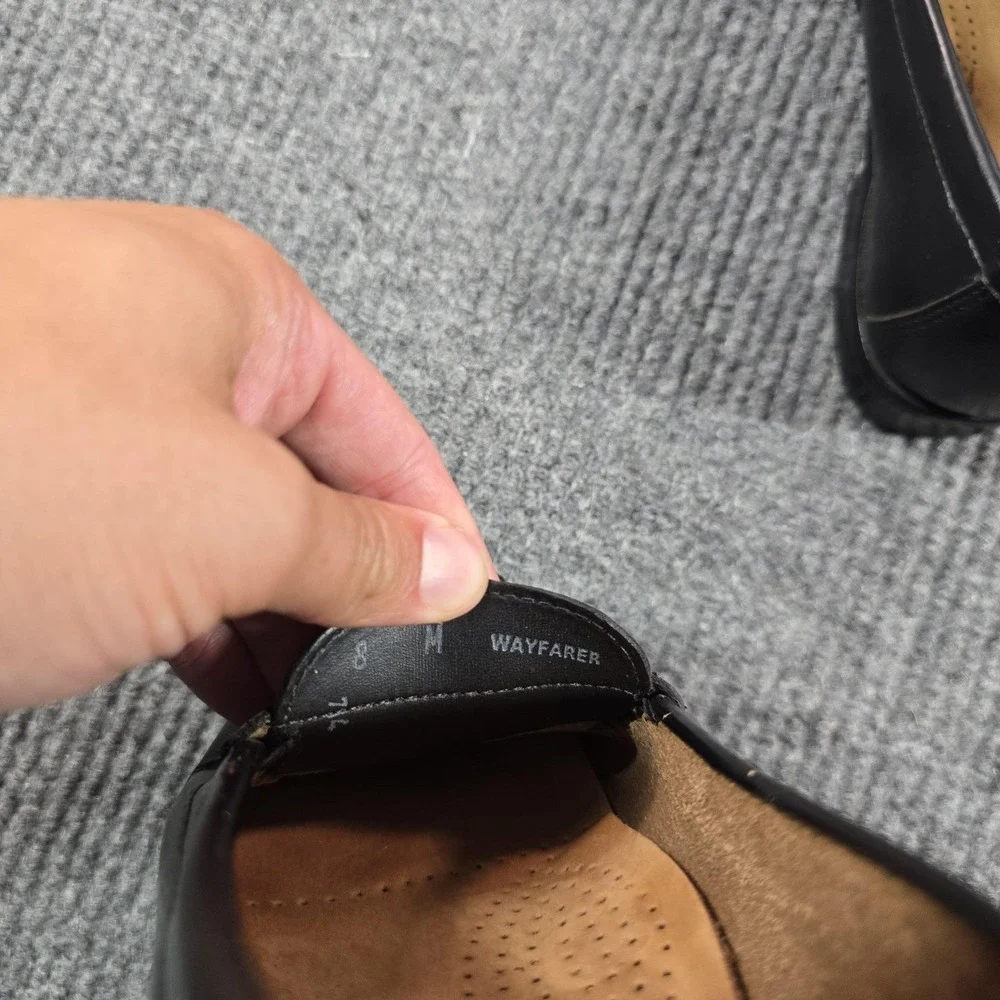 G.H. Bass Weejuns Shoes Mens Size 8 Black Leather Loafers